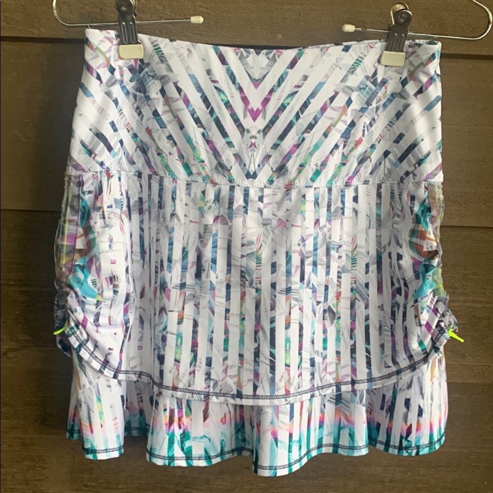 Lucky in Love Multicolor Mini Skort